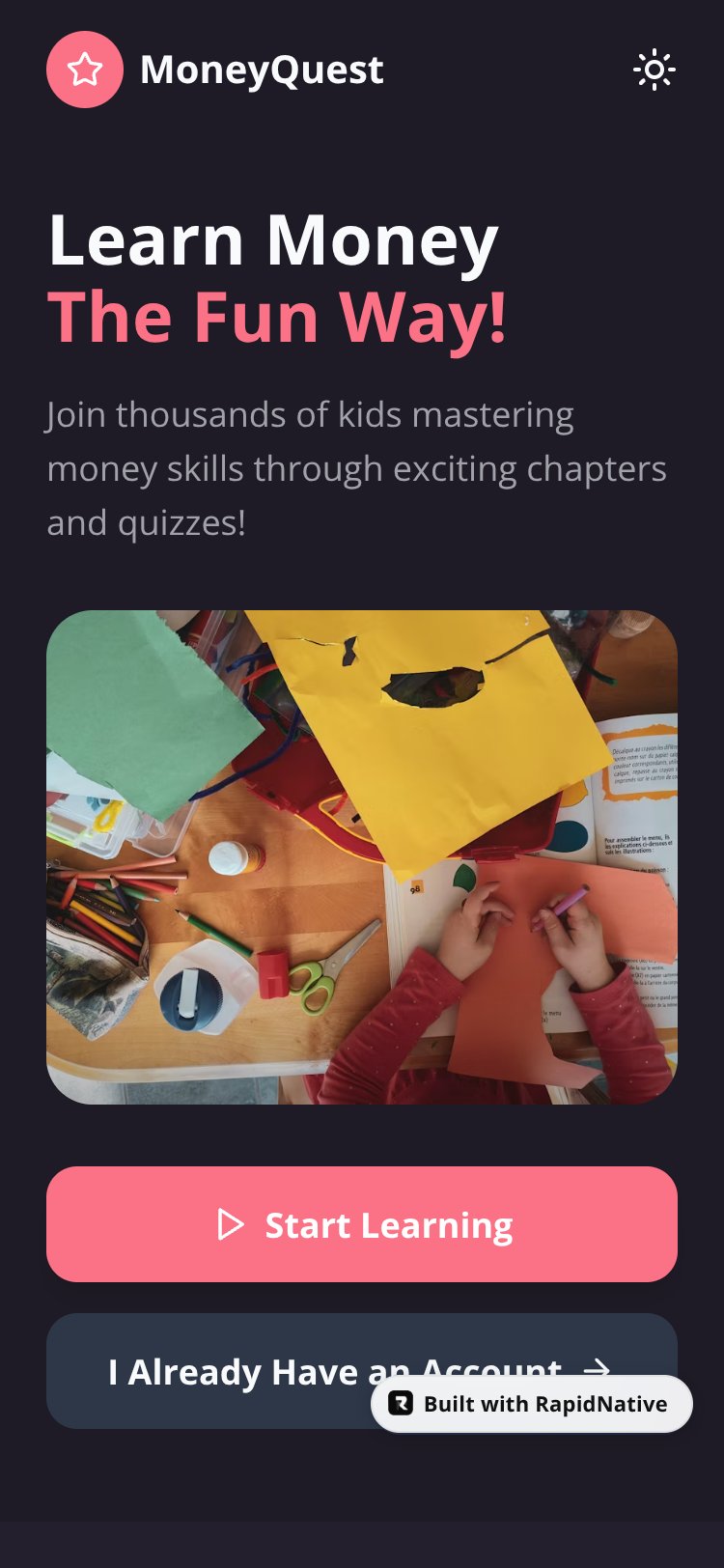 MoneyQuest Kids screen 1
