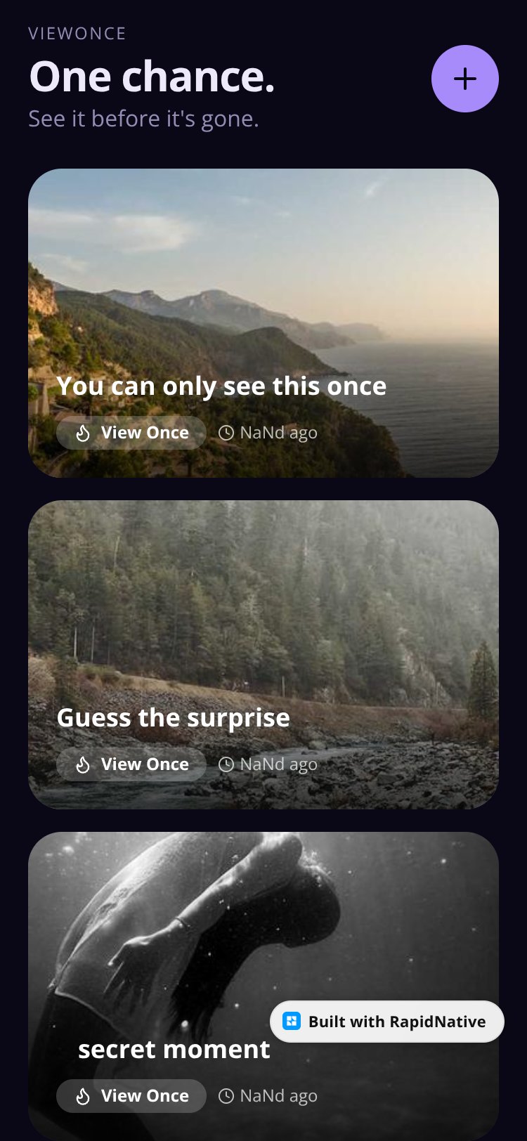 ViewOnce screen 2
