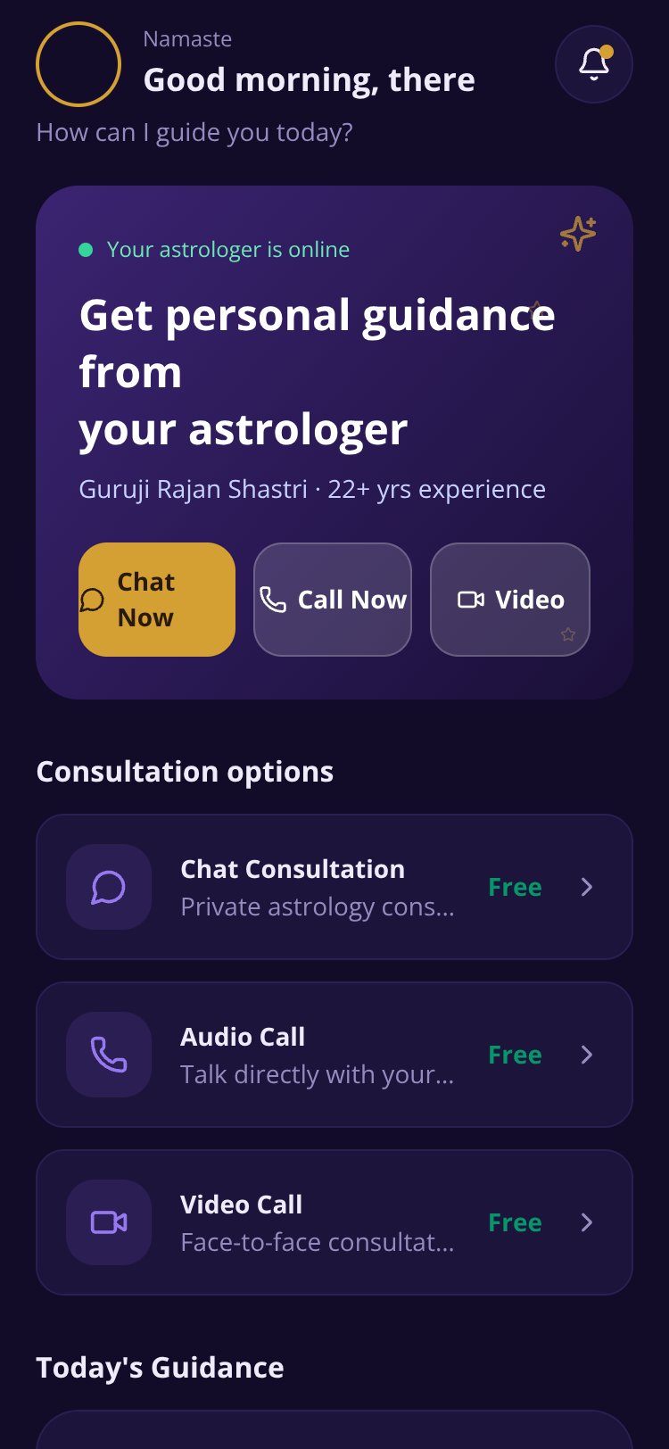 RapidNative App screen 2