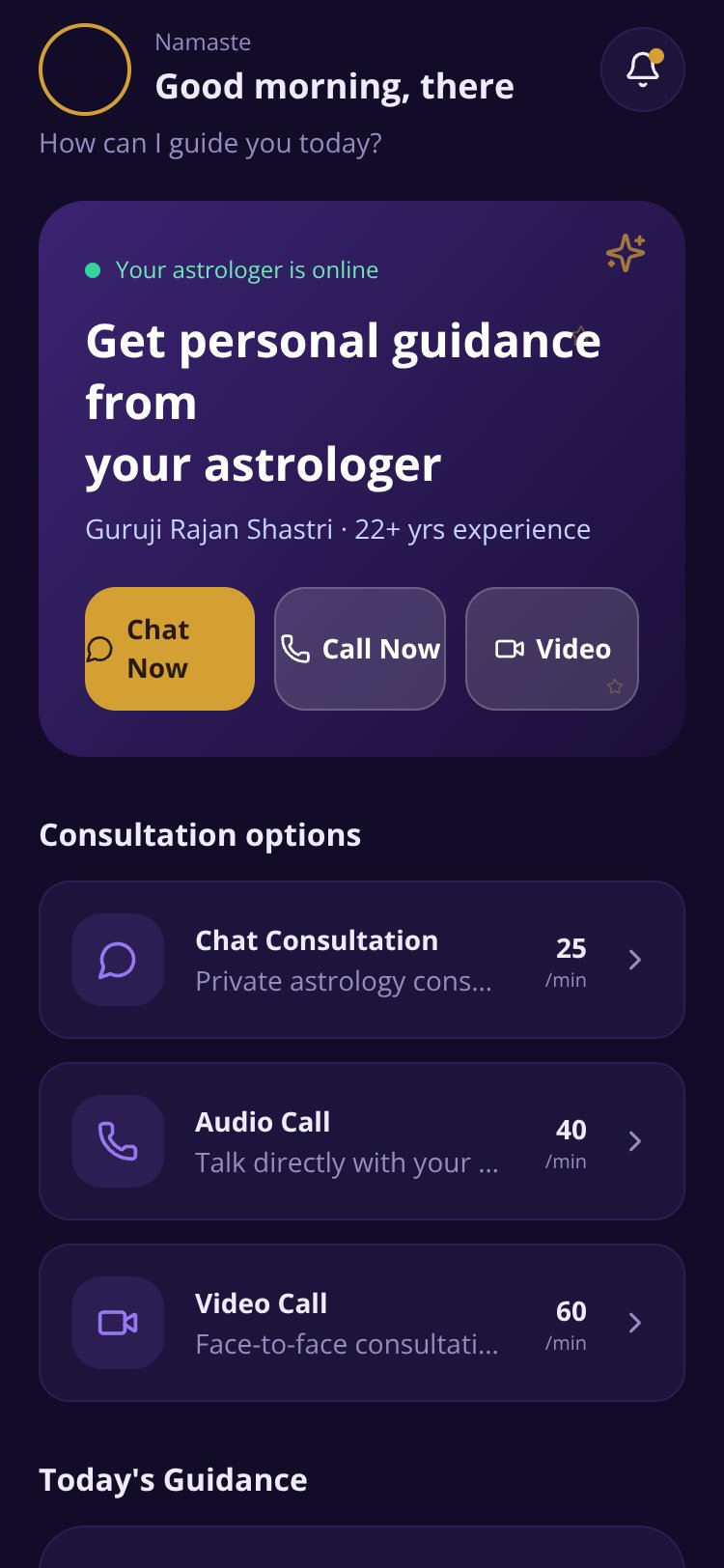 RapidNative App screen 3