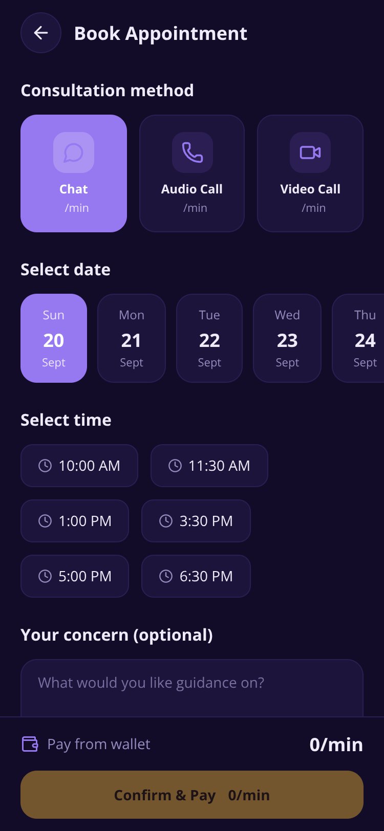 RapidNative App screen 5