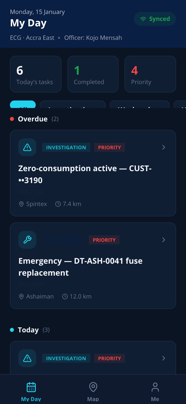 AMPERE Field screen 1