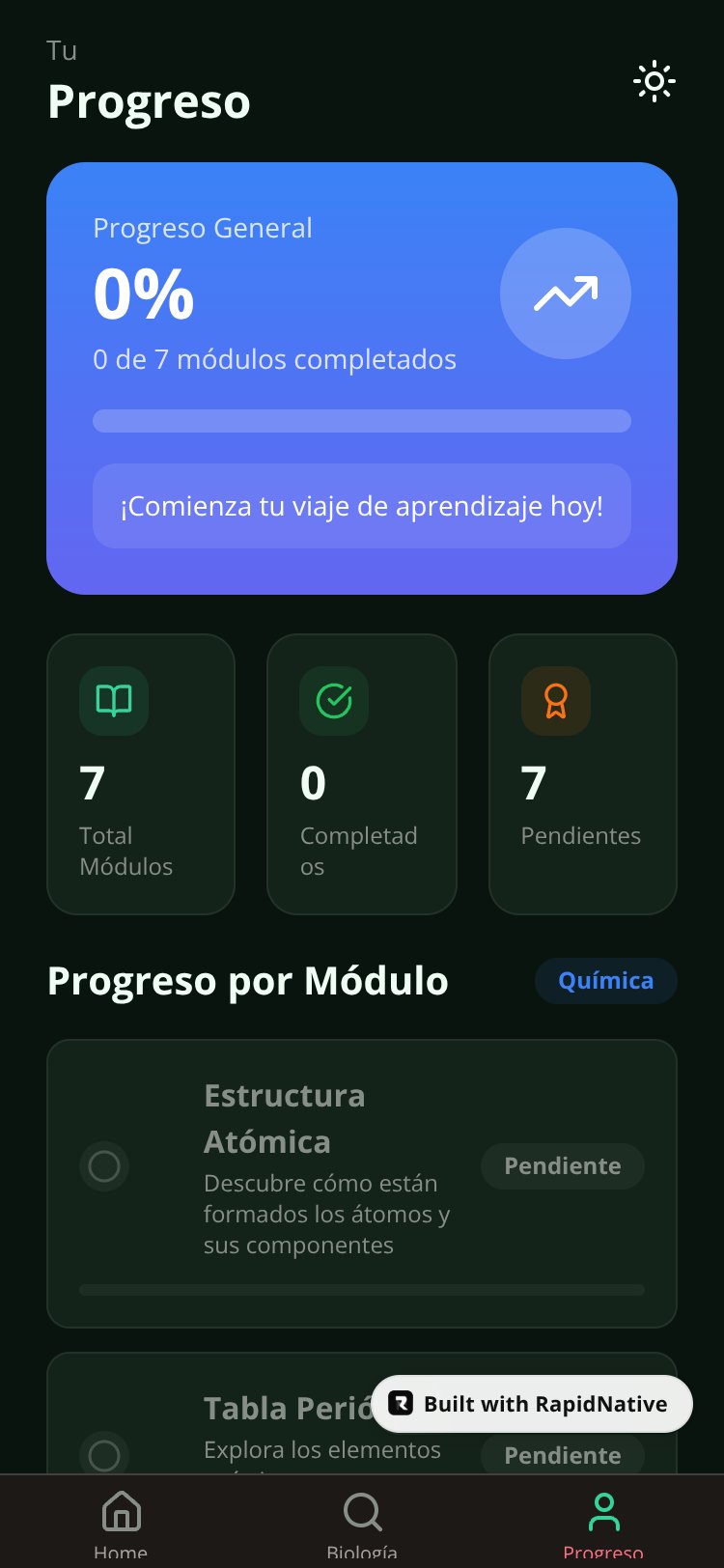BioLearn Pro screen 1