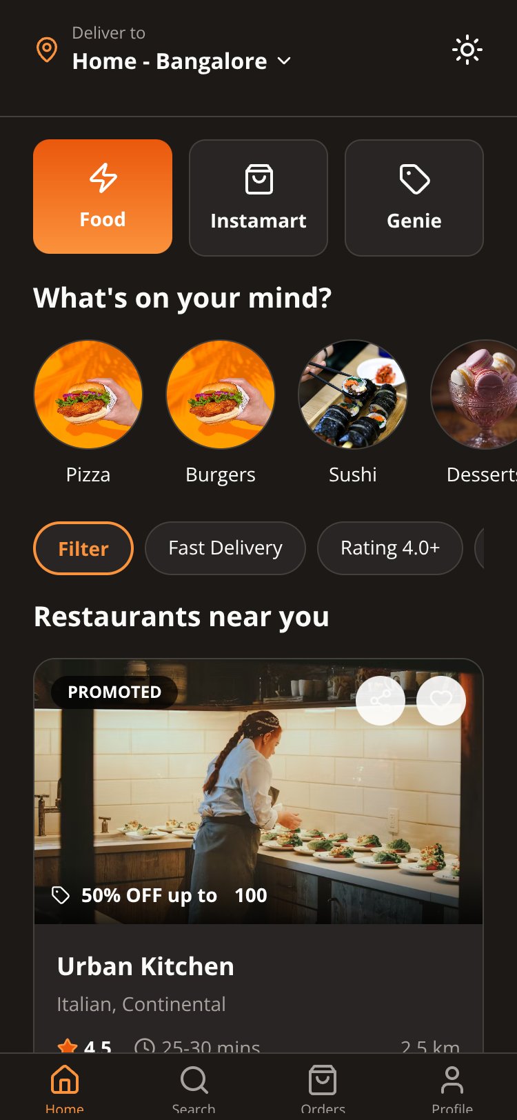 FoodExpress screen 5