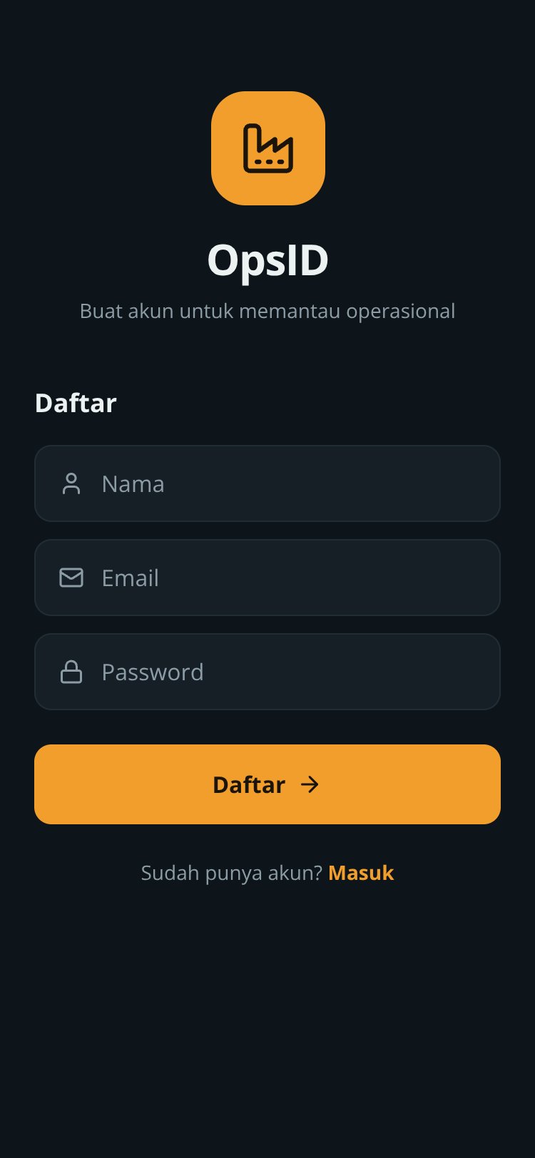 OpsID screen 2