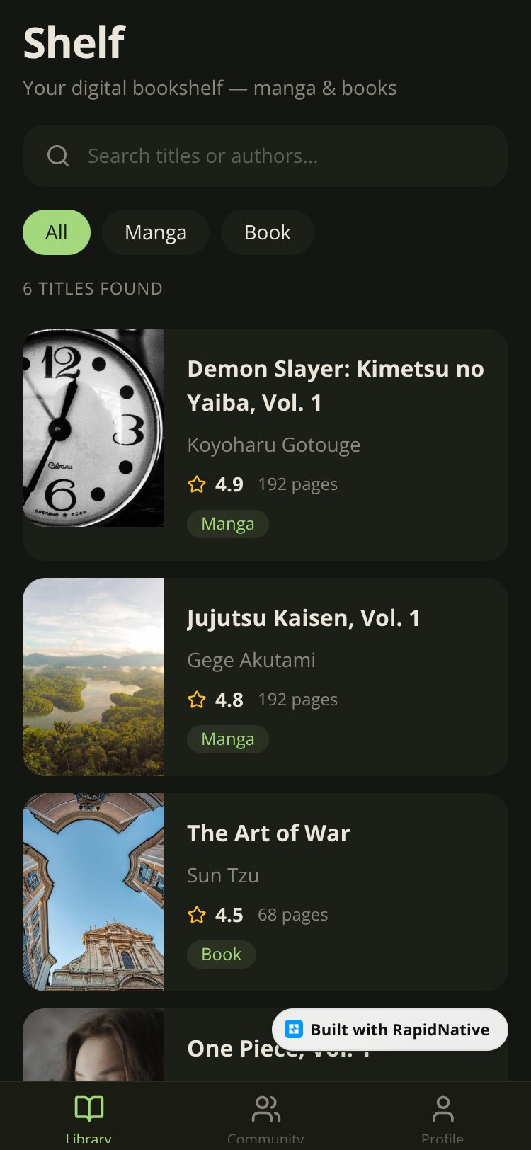 Shelf screen 1