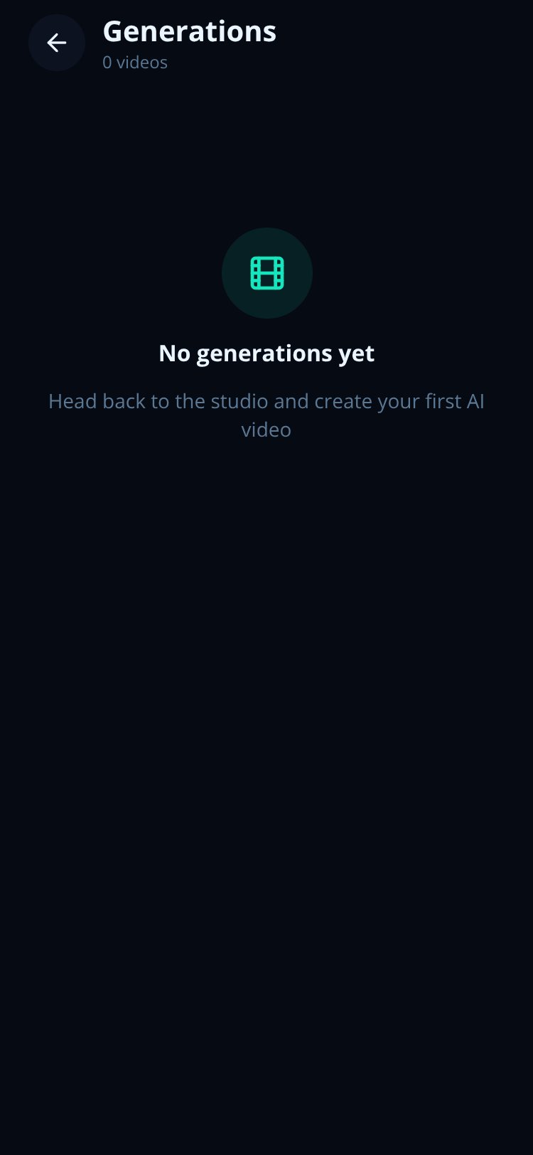 Video Studio screen 2