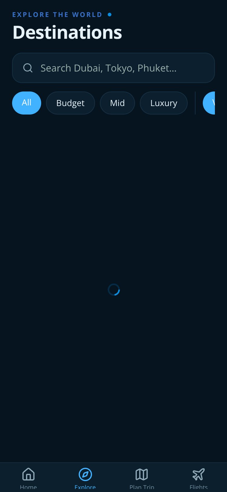 Voyage screen 1