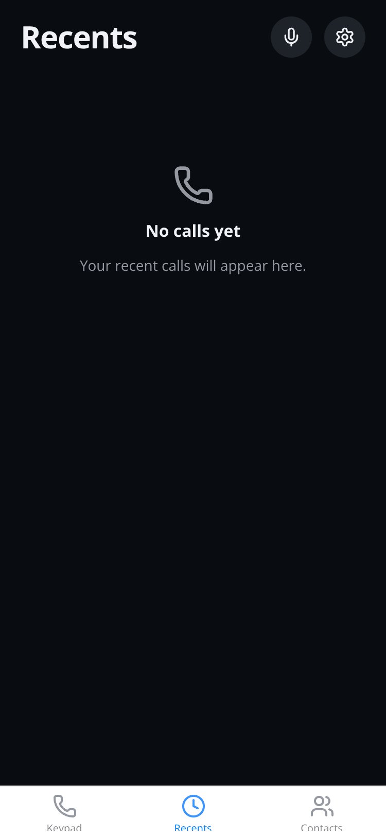 Dialer screen 5