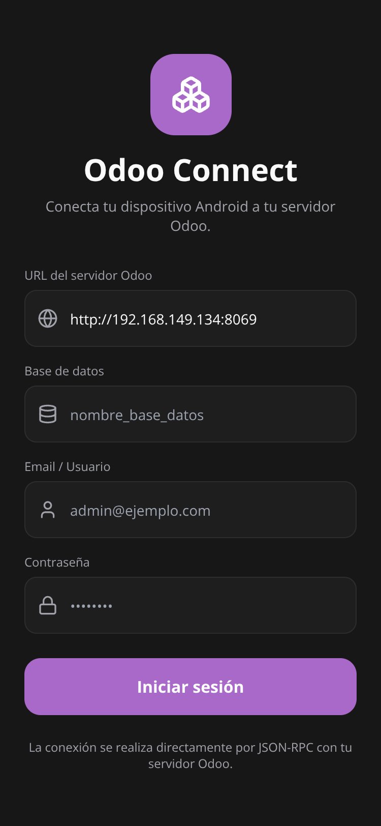 Odoo Connect screen 2
