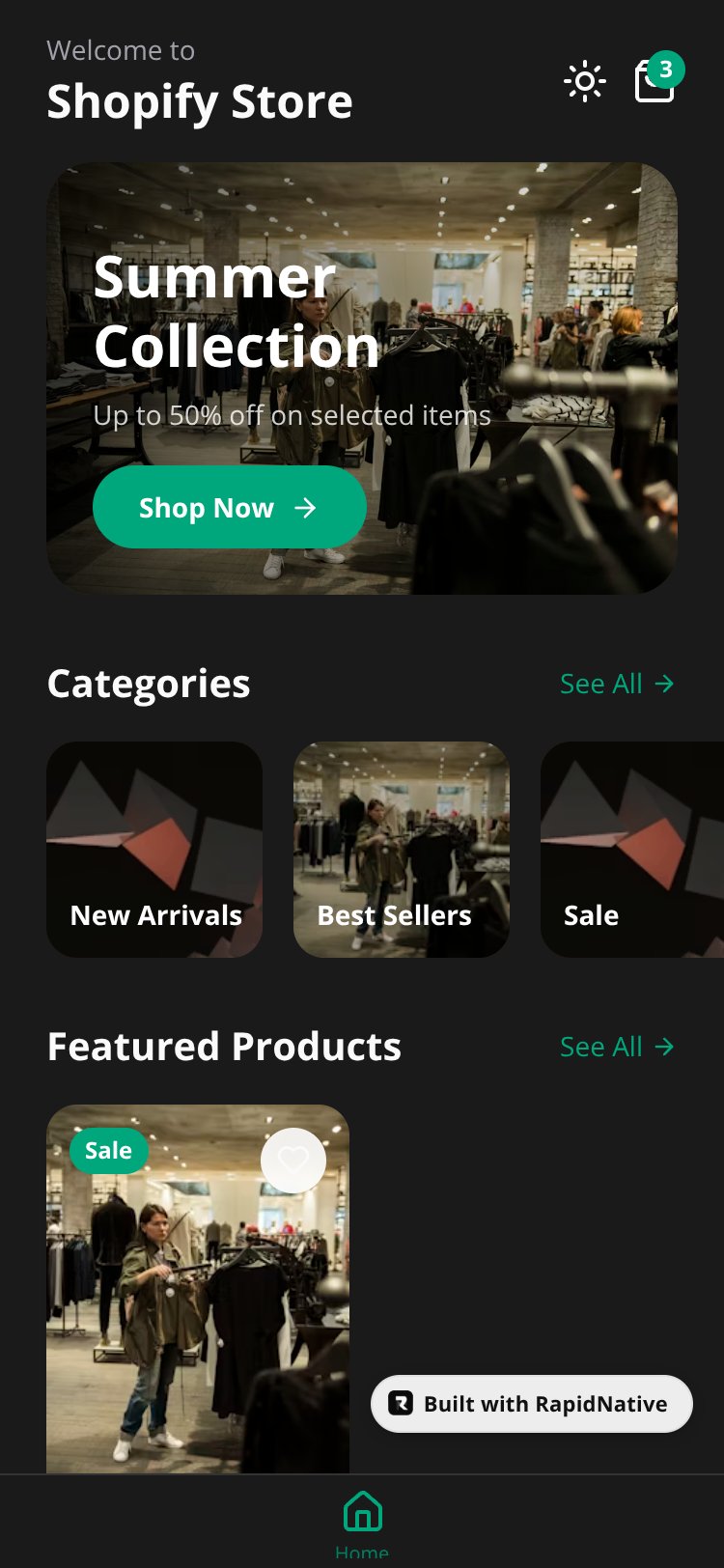 ShopNow screen 1