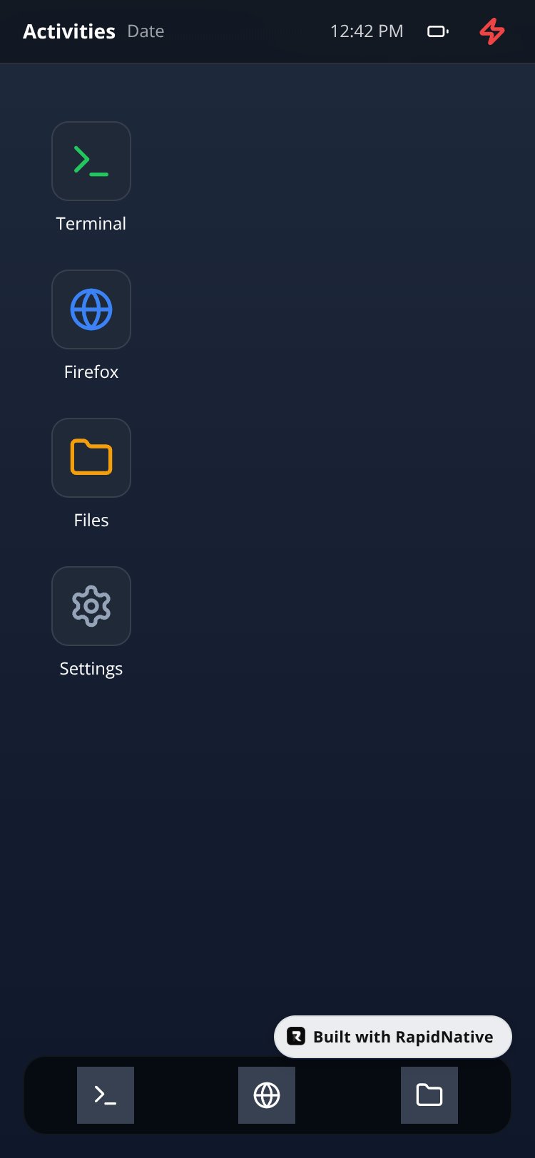BikerOS: The Glitch screen 1