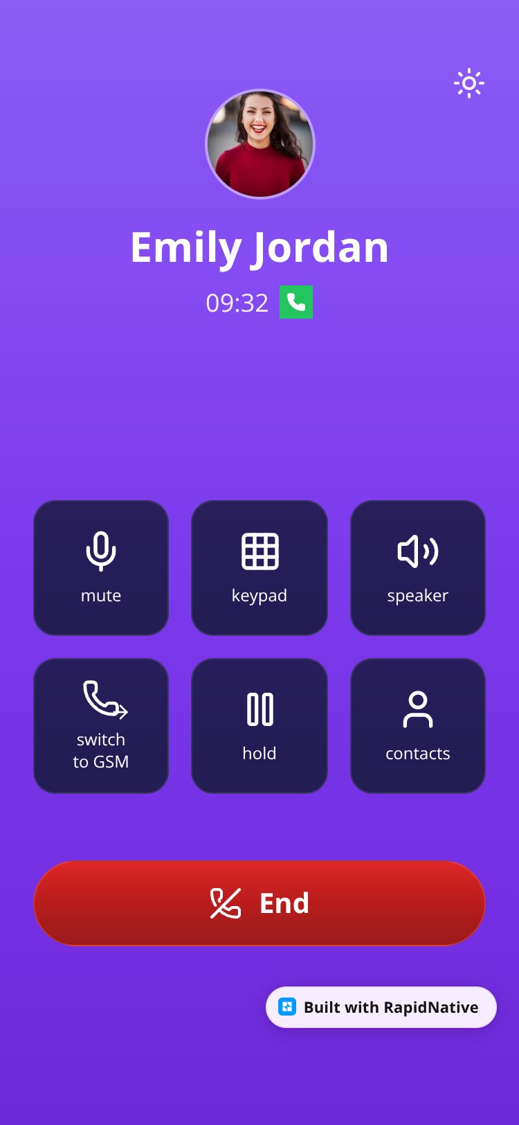 FitTrack screen 1