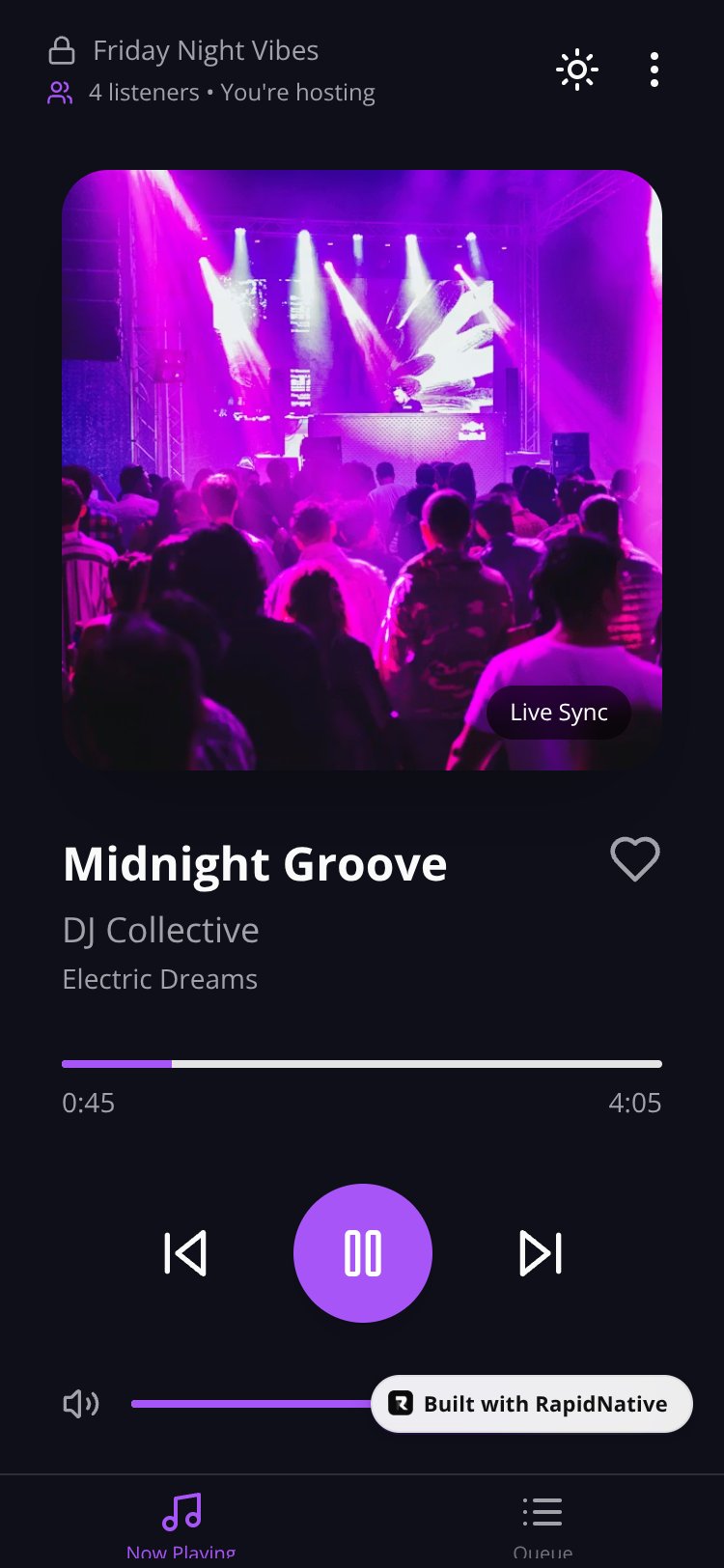 MusicSync screen 2
