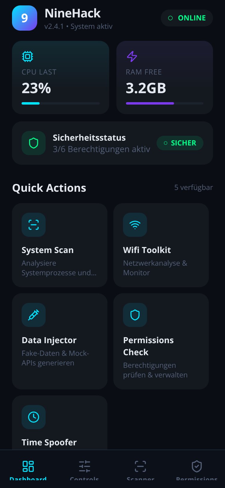 NineHack Copy screen 1