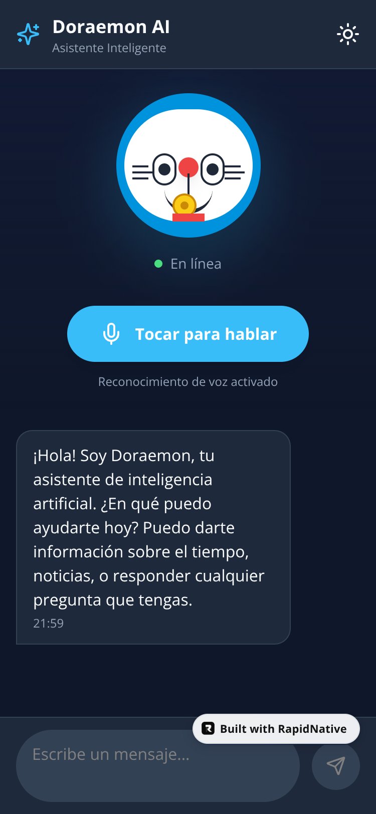 Doraemon AI Assistant screen 1