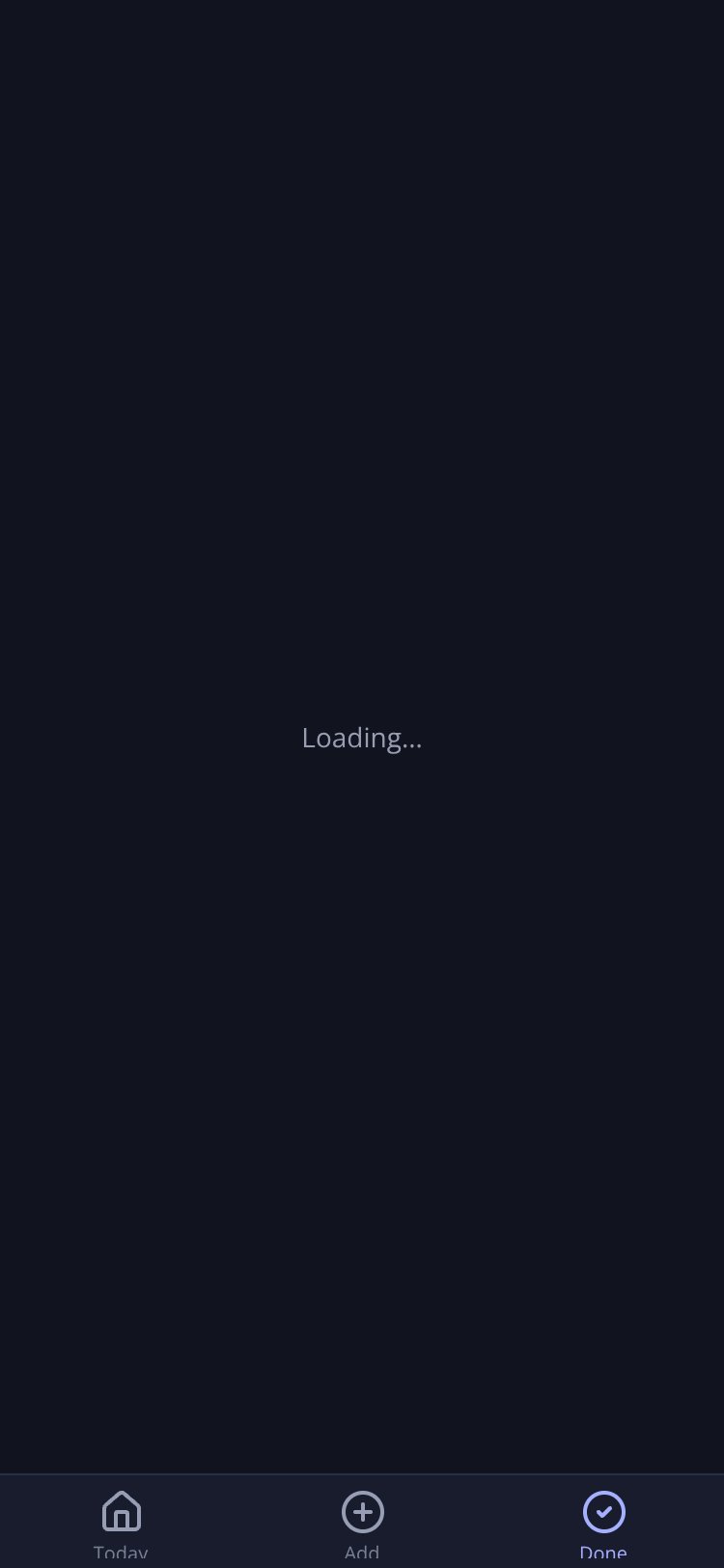 TaskTrack screen 2