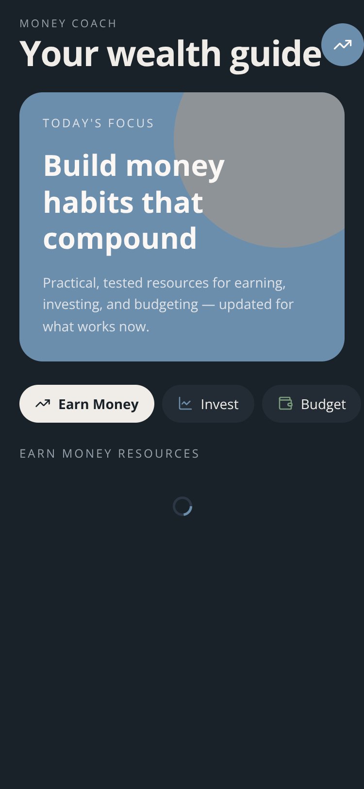 Money Coach screen 3