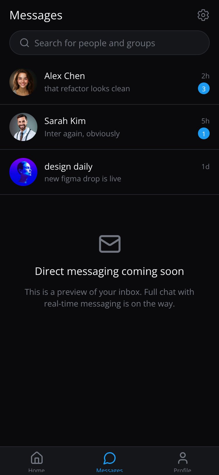 RapidNative App screen 3