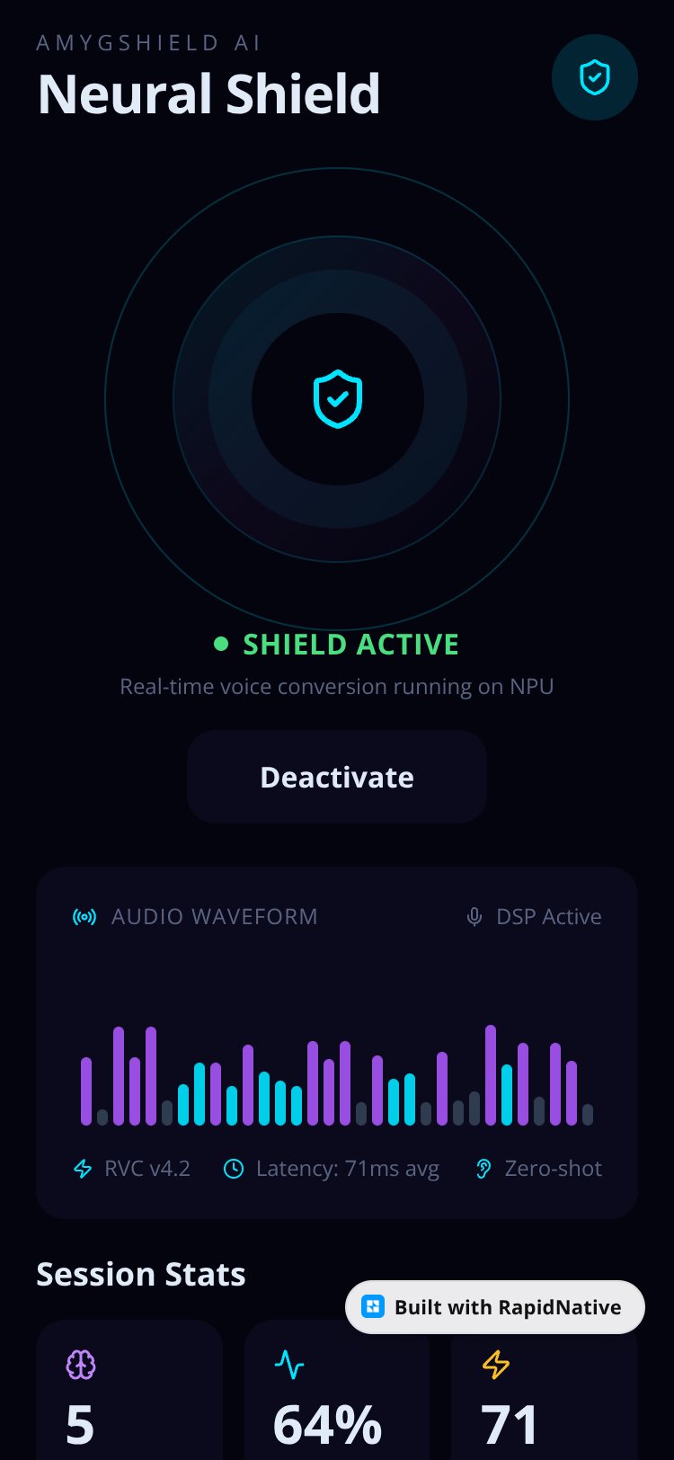 AmygShield AI screen 3