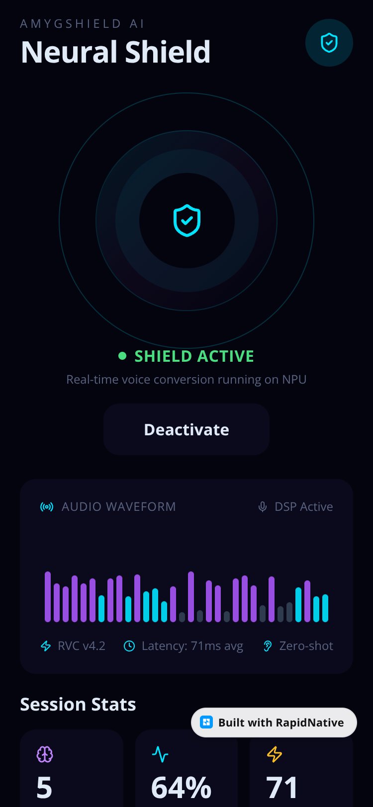 AmygShield AI screen 4