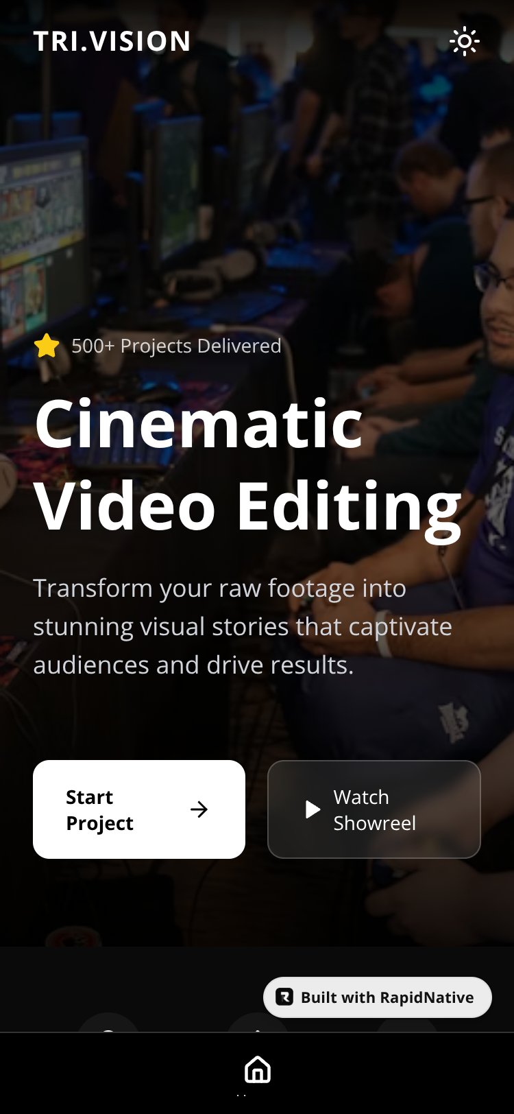 Tri.Vision Studio screen 1