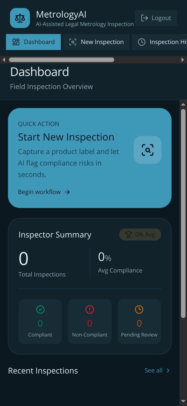 MetrologyAI screen 3