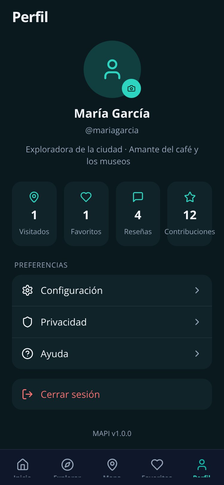 MAPI screen 5