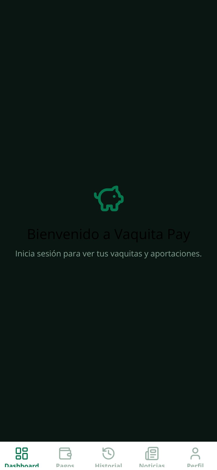 Vaquita Pay screen 1