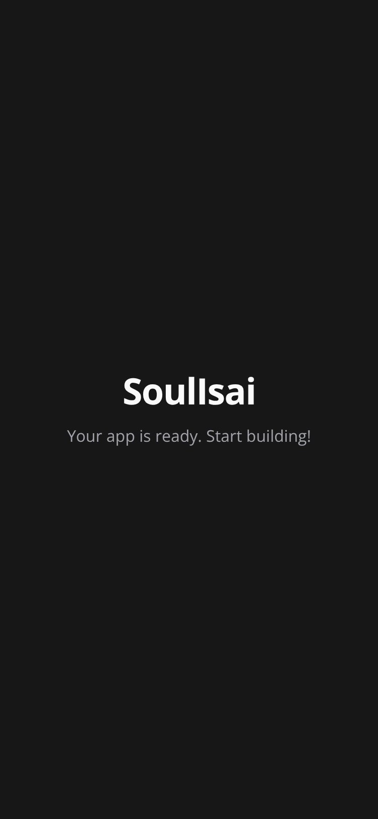 RapidNative App screen 1
