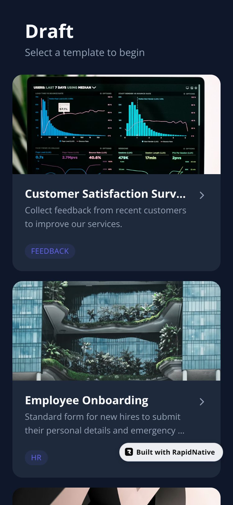 Draft screen 1