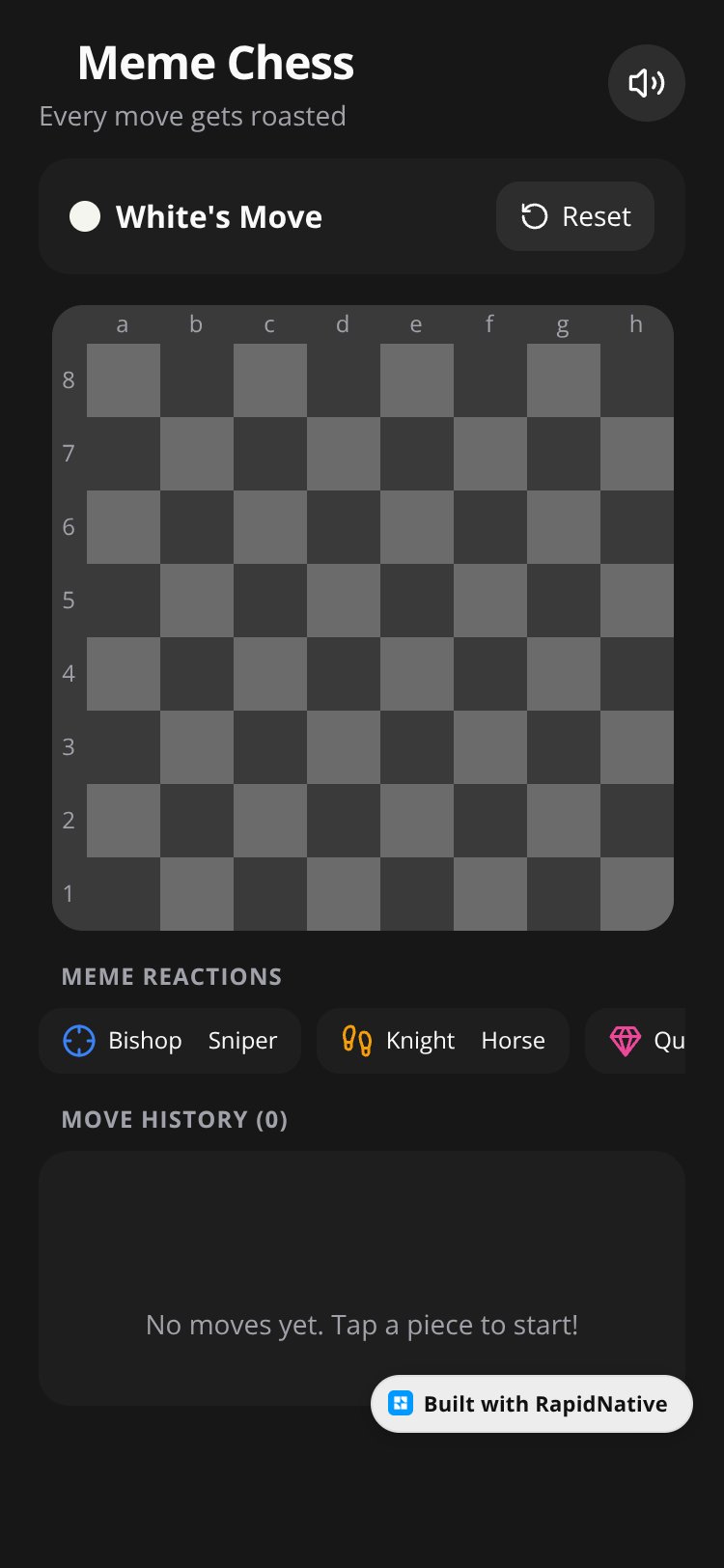 Meme Chess screen 1