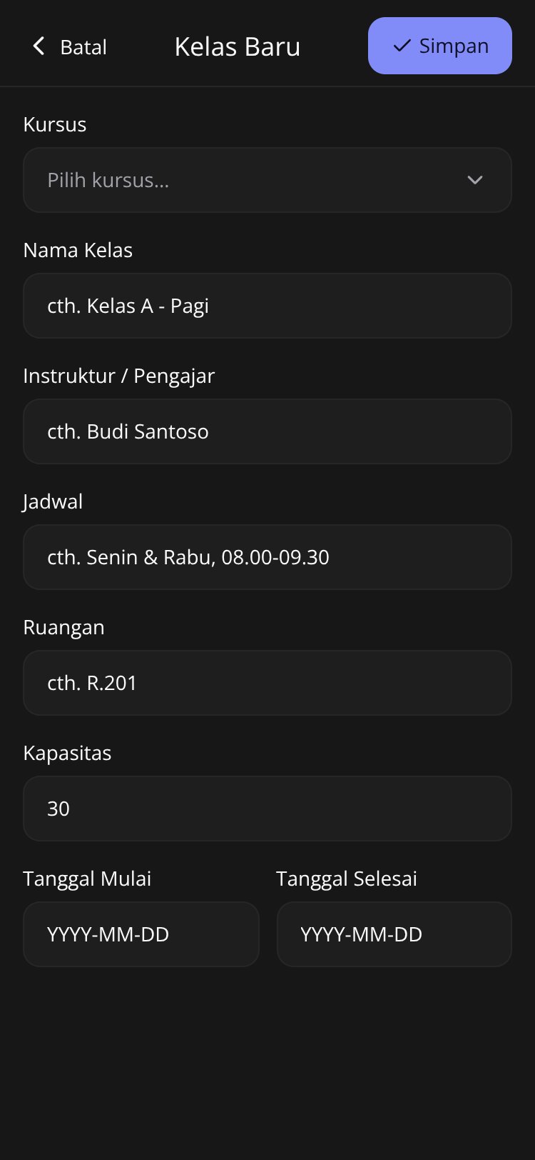 RapidNative App screen 2
