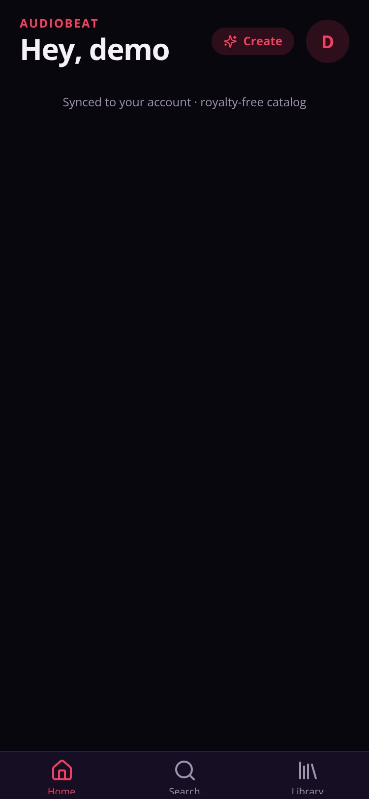 AudioBeat screen 5