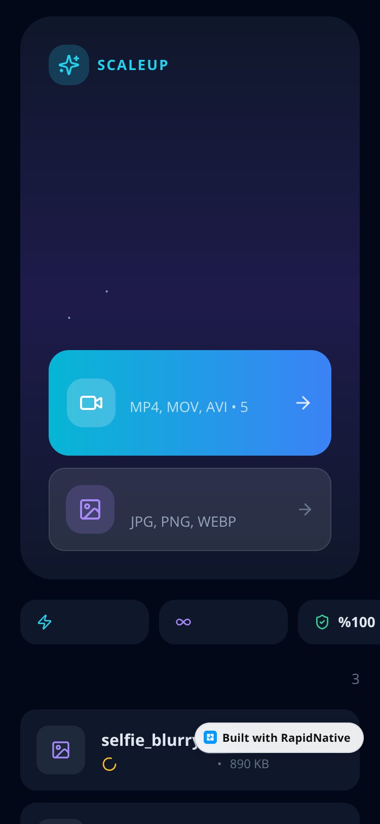 ScaleUP screen 2