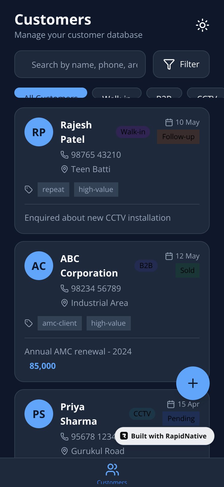 expo-nativewind screen 1