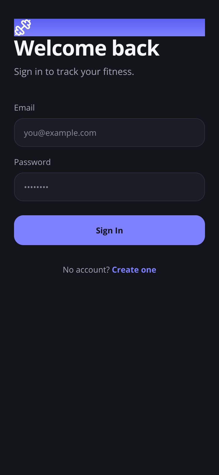 PulseFit screen 2