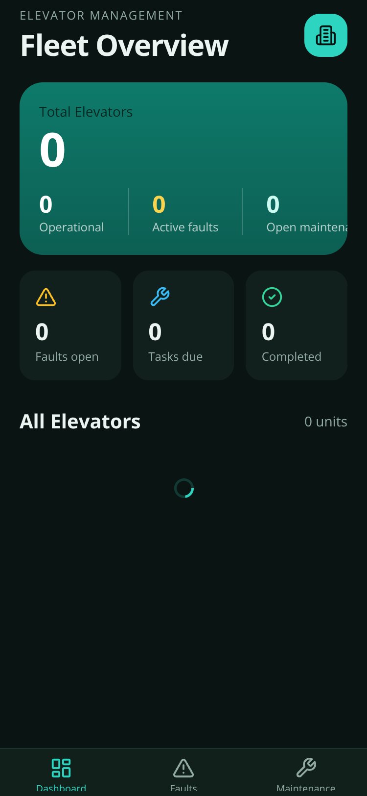 Elevator Manager screen 4