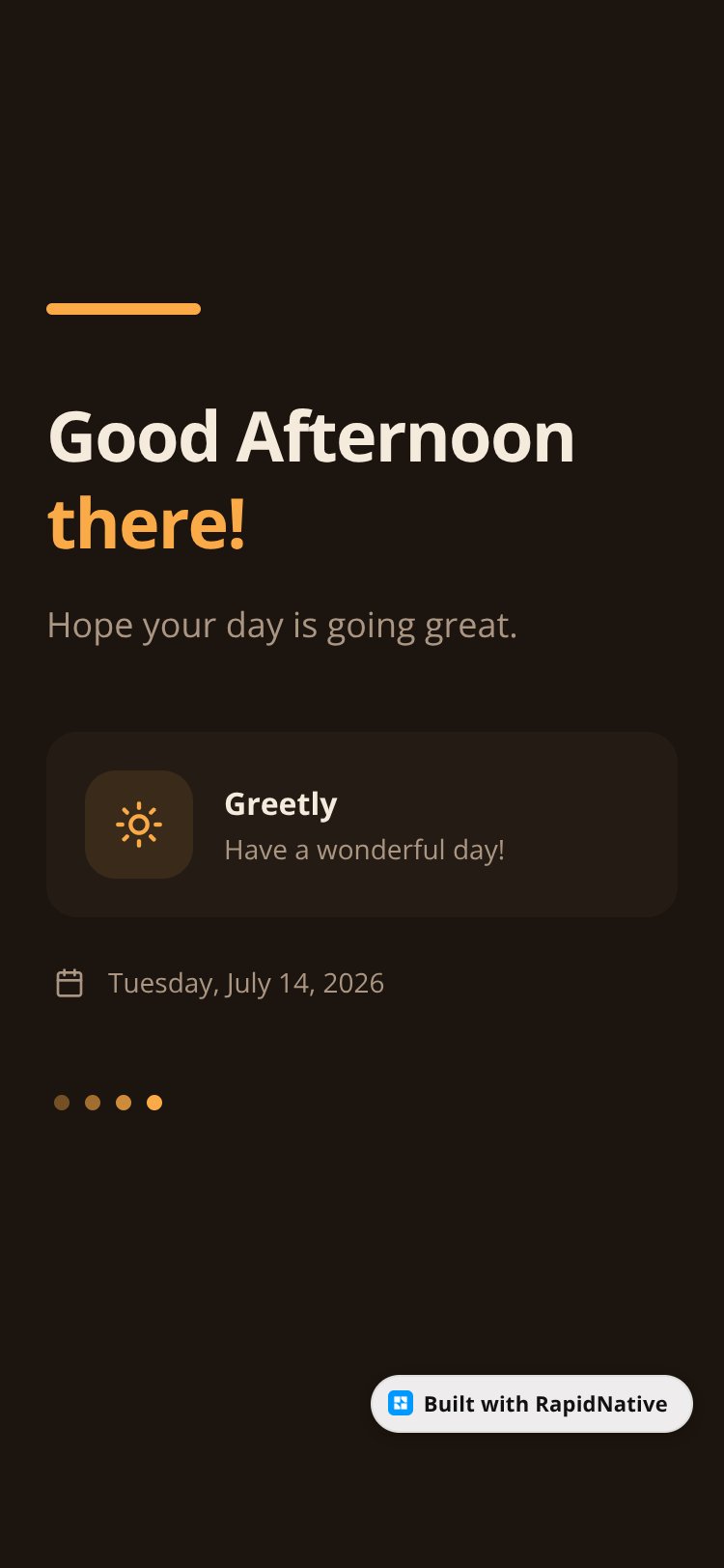 Greetly screen 1