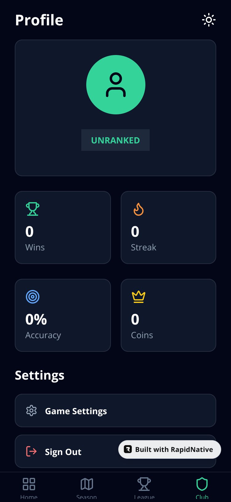GoalGuess screen 3