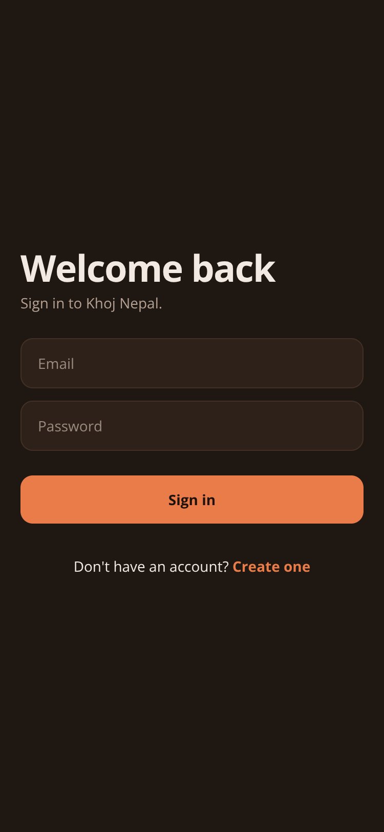 Khoj Nepal screen 1