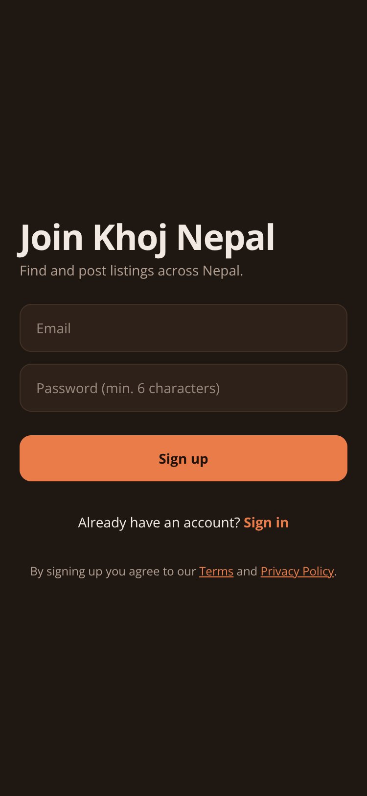 Khoj Nepal screen 2