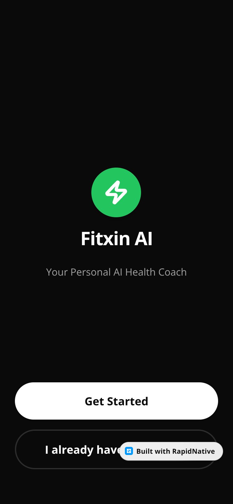 Fitxin AI screen 3