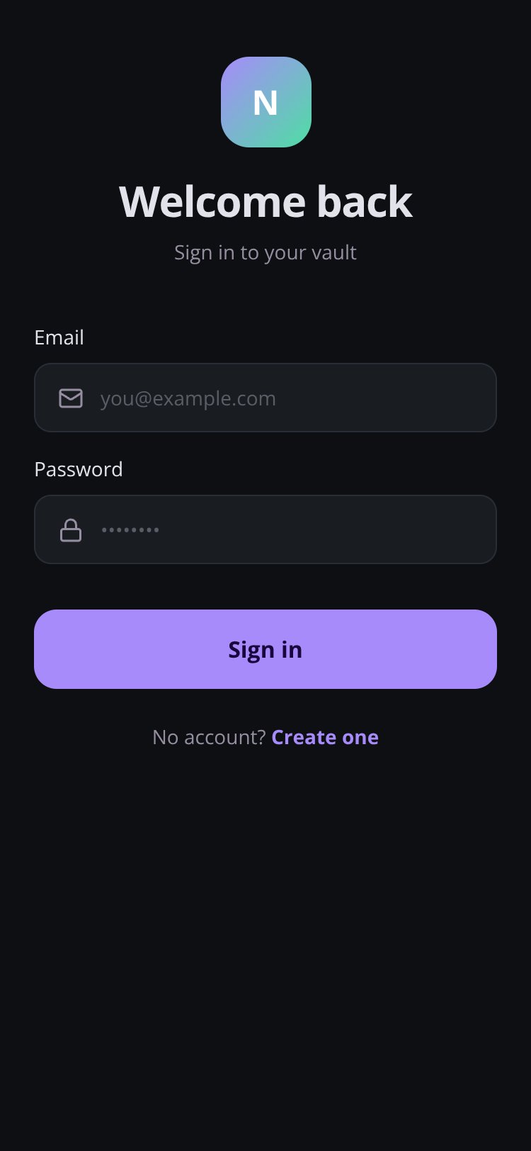 Nova screen 1