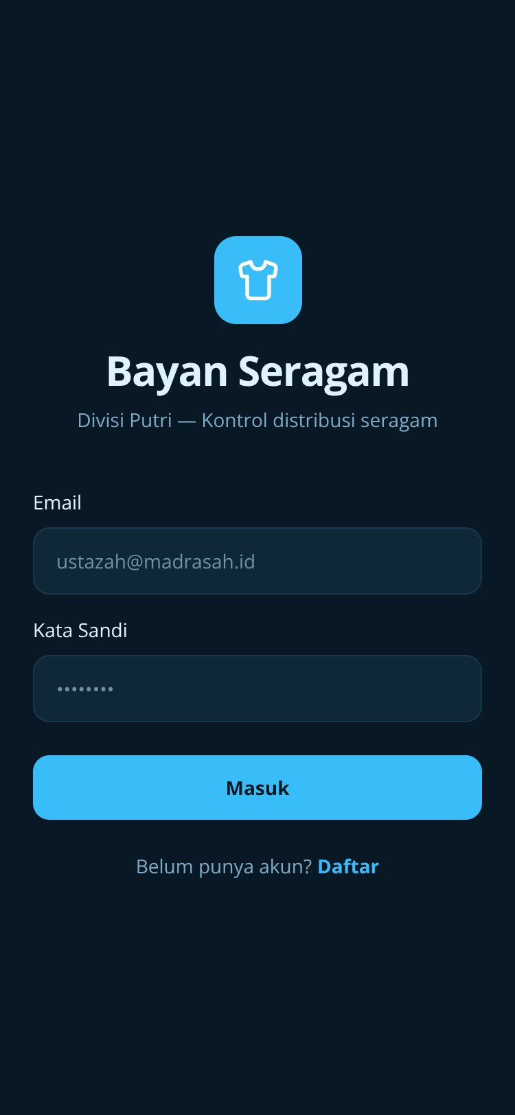 Bayan Seragam screen 1