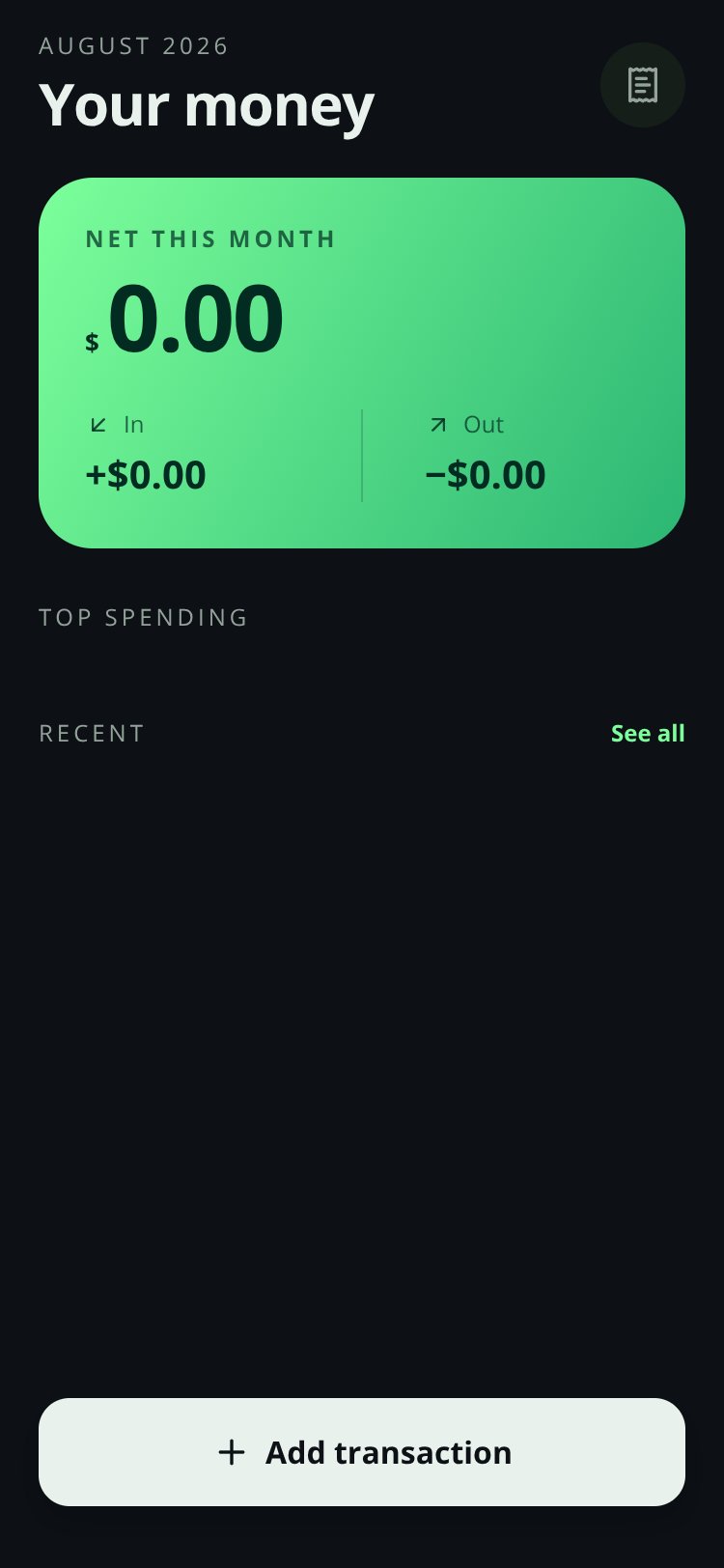 Ledger screen 2