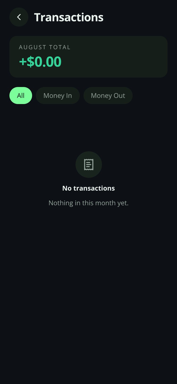 Ledger screen 3