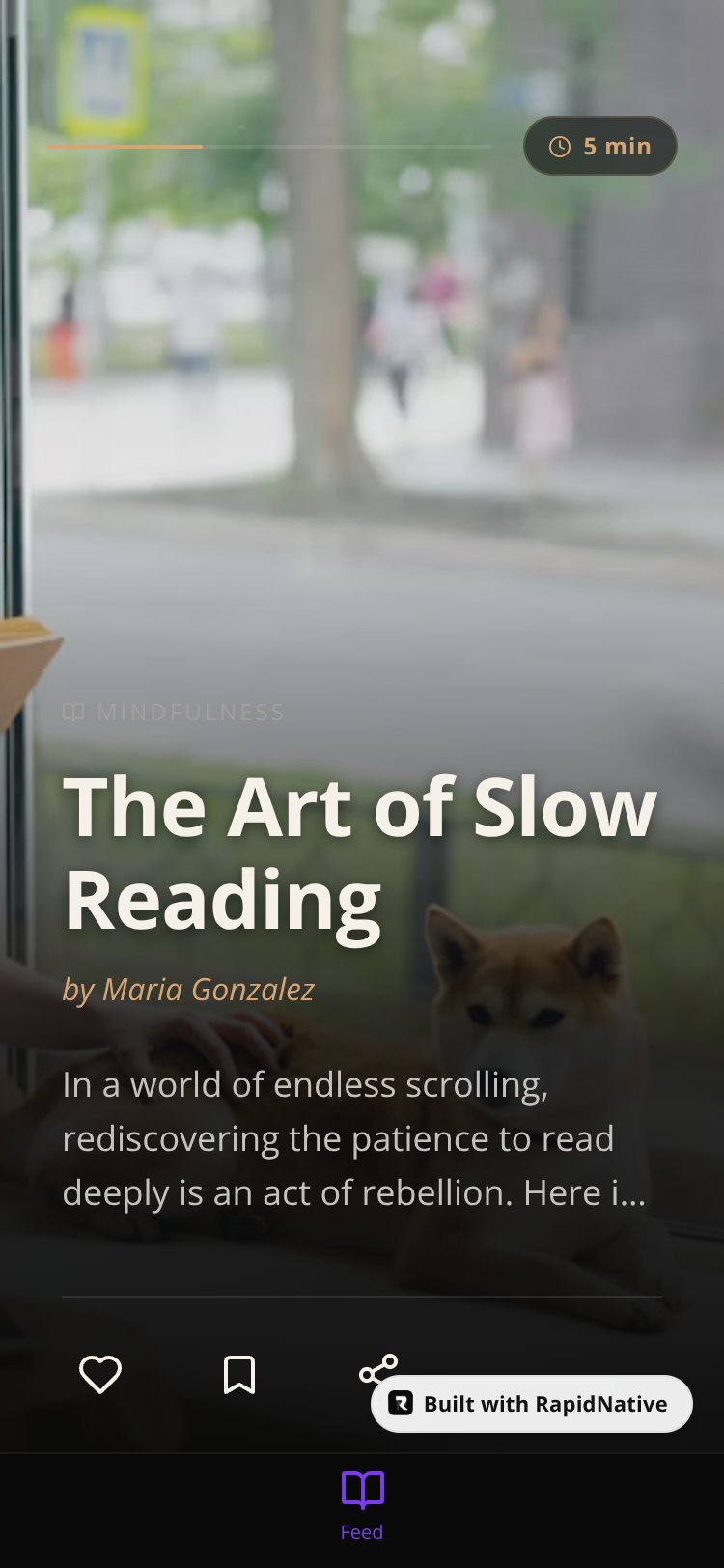 ReadFlow screen 1