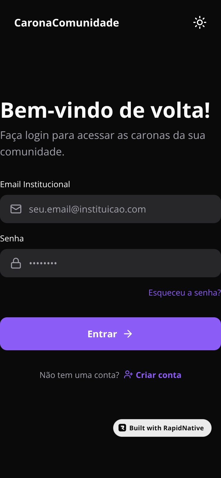 CaronaComunidade screen 1