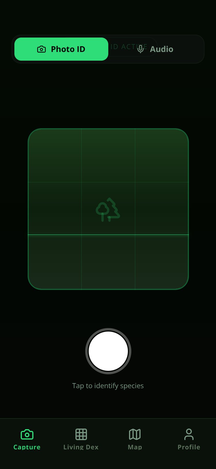 FaunaDex screen 1